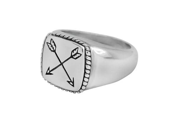 Kemmi  | Bague motif flèche en argent 925