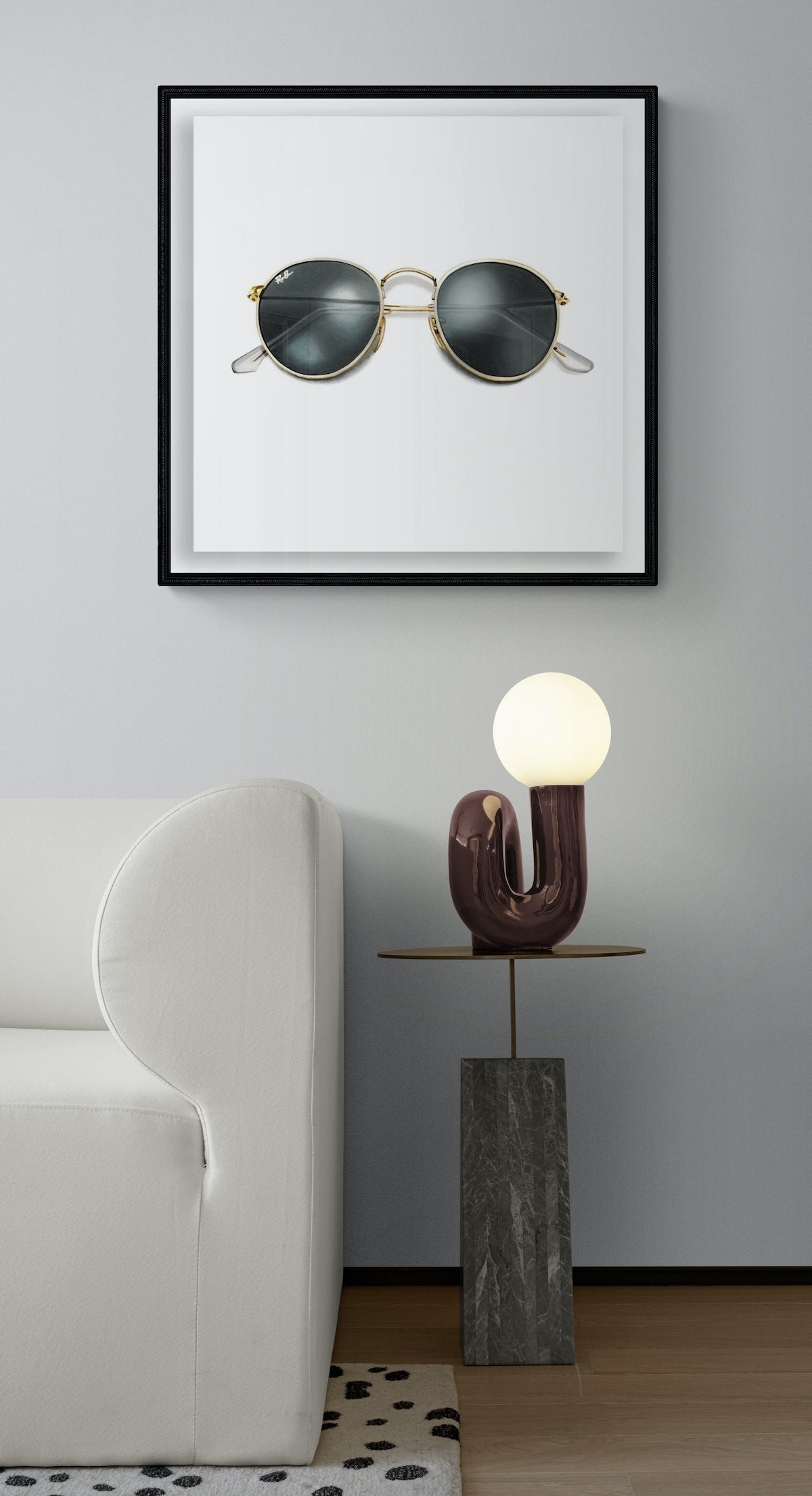 Erin Rothstein Art | Tableau "Gold Sunglasses"