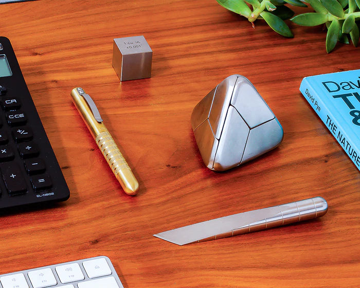 Tetra stainless steel puzzle