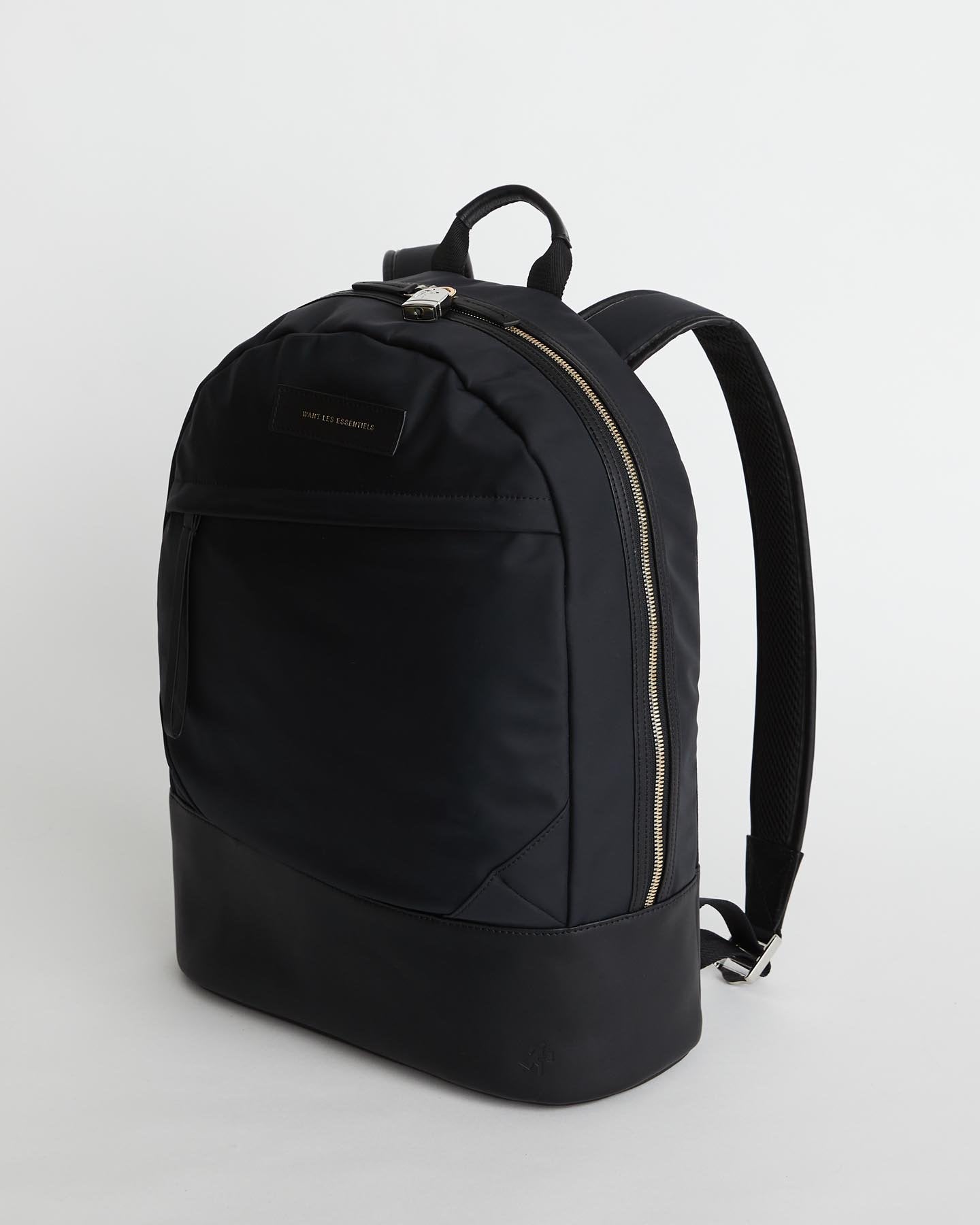 WANT Les Essentiels - Sac à dos en nylon italien Kastrup 2.0 - Noir