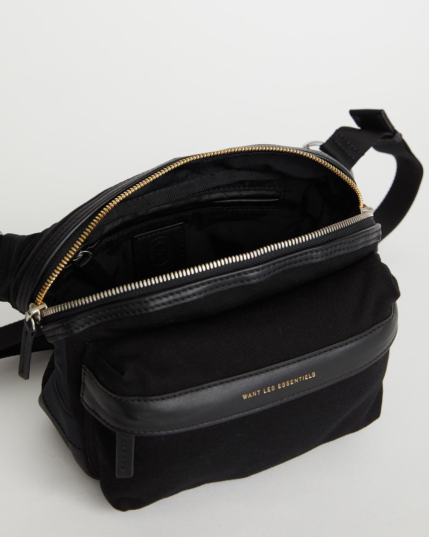 WANT Les Essentiels - WANT ORGANIC® Tacoma Cotton Belt Bag - Black