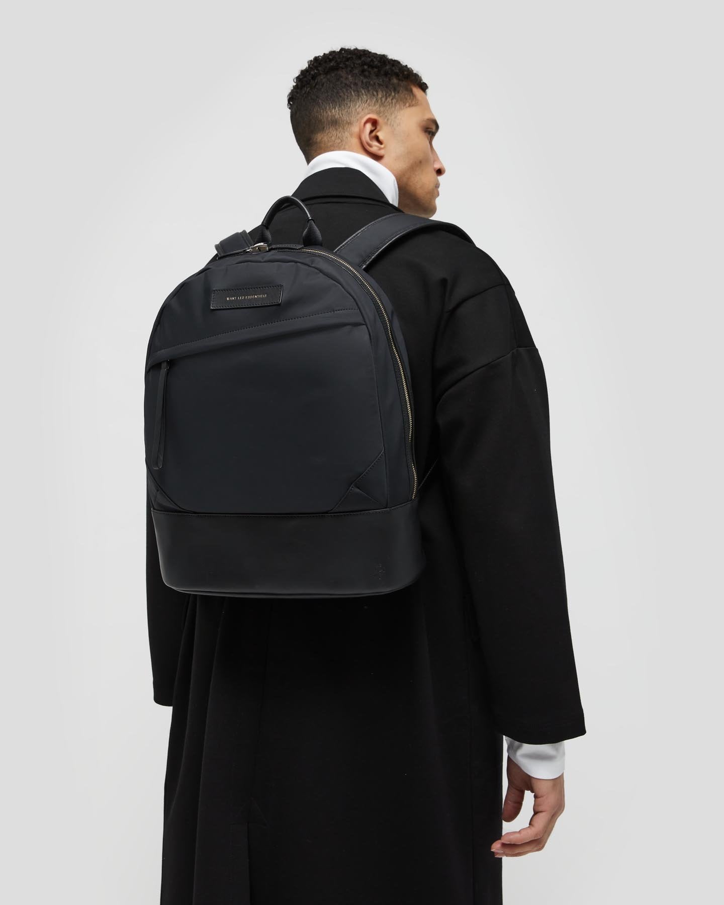 WANT Les Essentiels - Sac à dos en nylon italien Kastrup 2.0 - Noir
