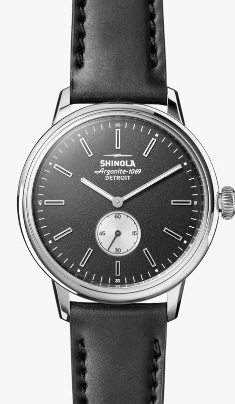 Shinola Montre THE BEDROCK 42mm en noir