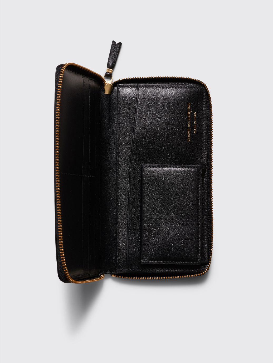 Comme des Garçons - Rectangular Wallet with Zipper - black