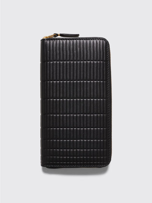 Comme des Garçons - ''Brick line'' long wallet - Black