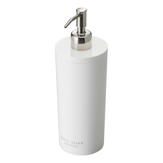 Yamazaki | Distributeur de gel douche - Plastique blanc