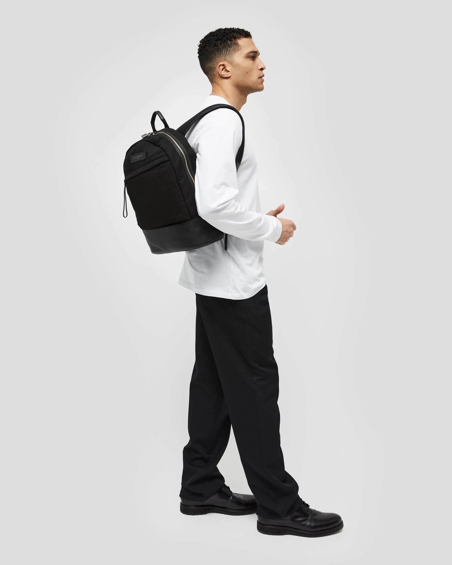 WANT Essentials - KASTRUP 2.0 BACKPACK IN WANT ORGANIC COTTON - Black