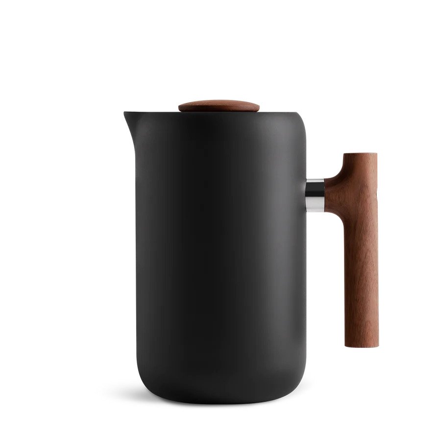Fellow - Clara French Press - Matte Black + Walnut