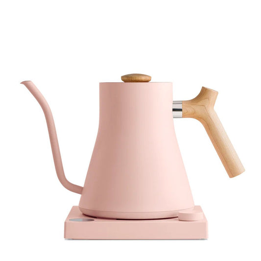 Fellow - Stagg EKG Electric Kettle - Hot Pink + Maple