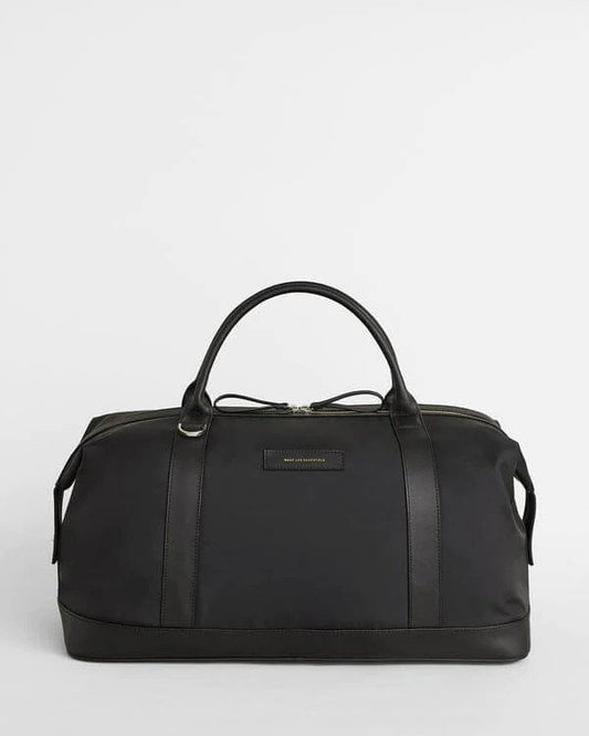 WANT Les Essentiels - ITALIAN NYLON HOLDALL WITH KELOWNA LOGO STRAP - Black