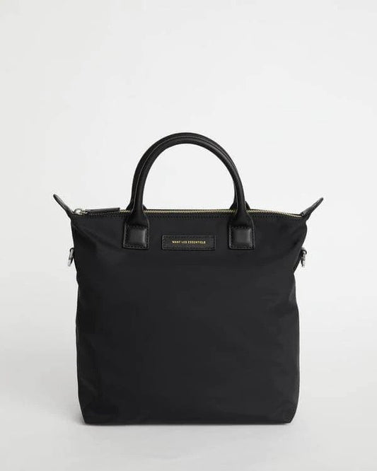 WANT Les Essentiels - MINI O'HARE NYLON TOTE - Black