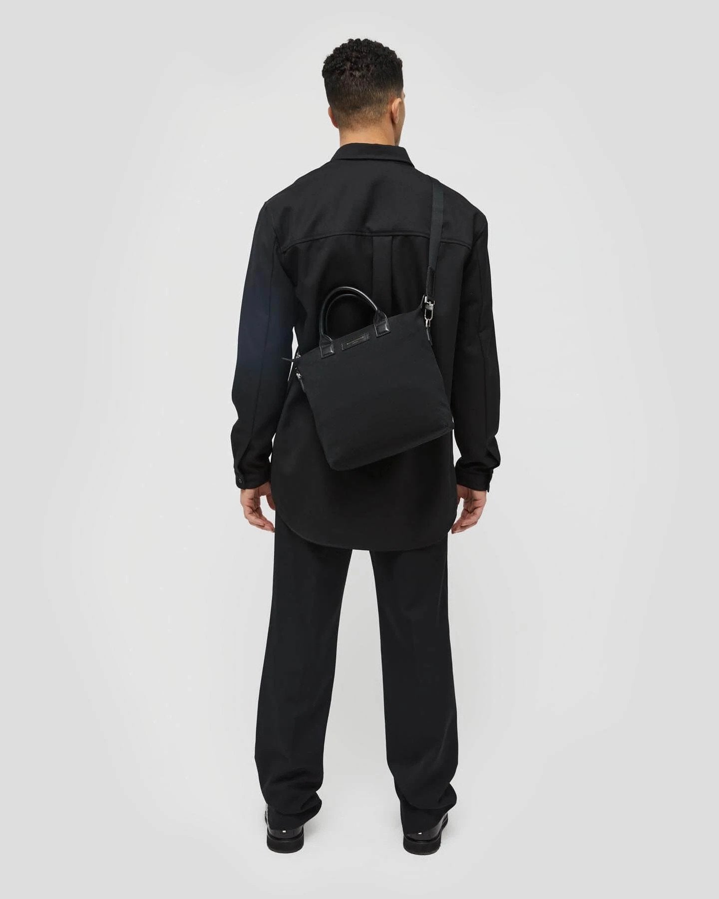 WANT Essentials - MINI O'HARE CABAS IN WANT ORGANIC COTTON - Black