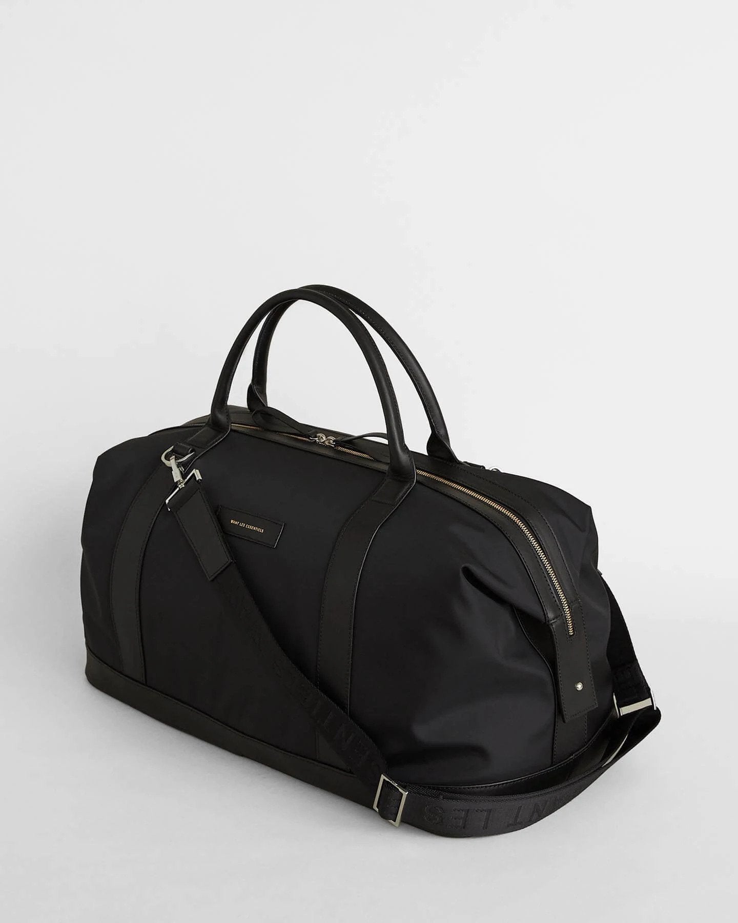 WANT Les Essentiels - ITALIAN NYLON HOLDALL WITH KELOWNA LOGO STRAP - Black
