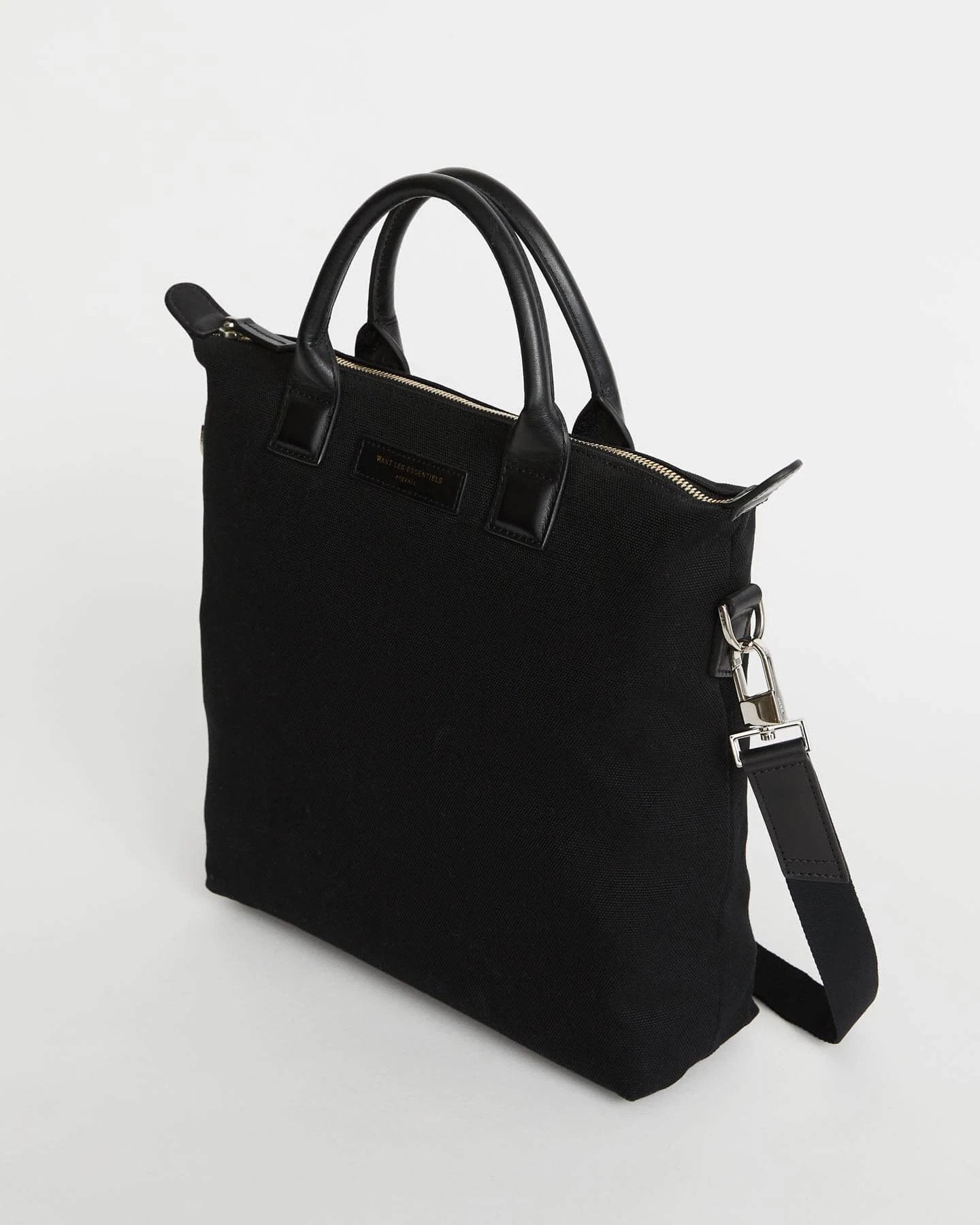 WANT Les Essentiels - CABAS MINI O'HARE EN COTON WANT ORGANIC - Noir