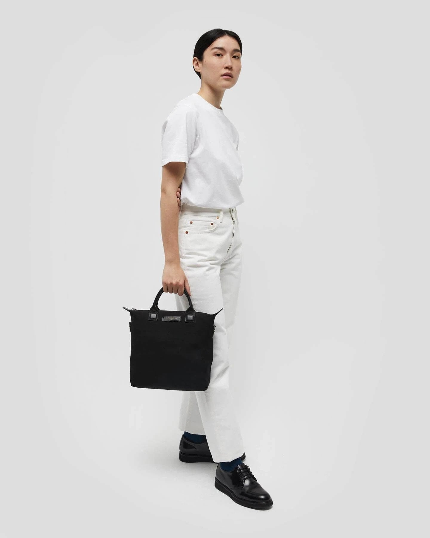 WANT Essentials - MINI O'HARE CABAS IN WANT ORGANIC COTTON - Black