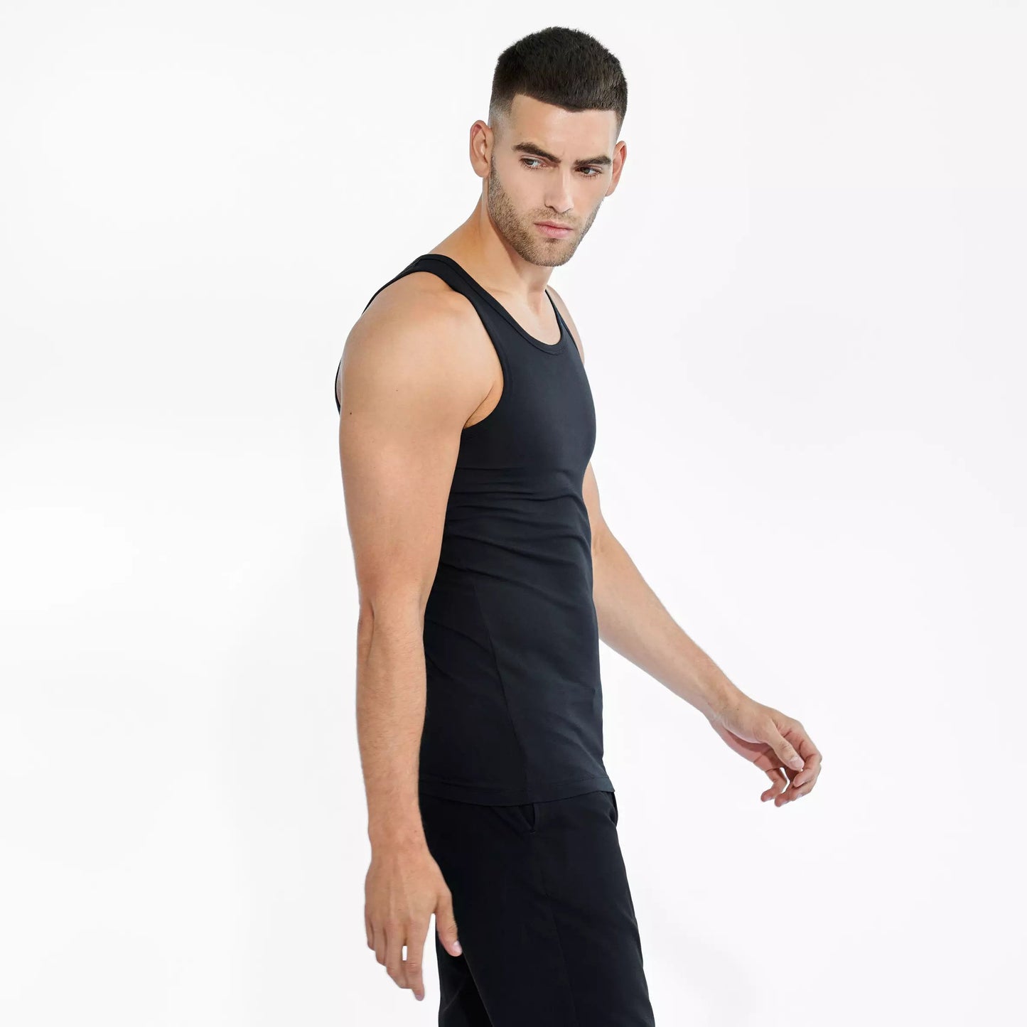 Bread & Boxers - Pack of 2 tank tops - Black