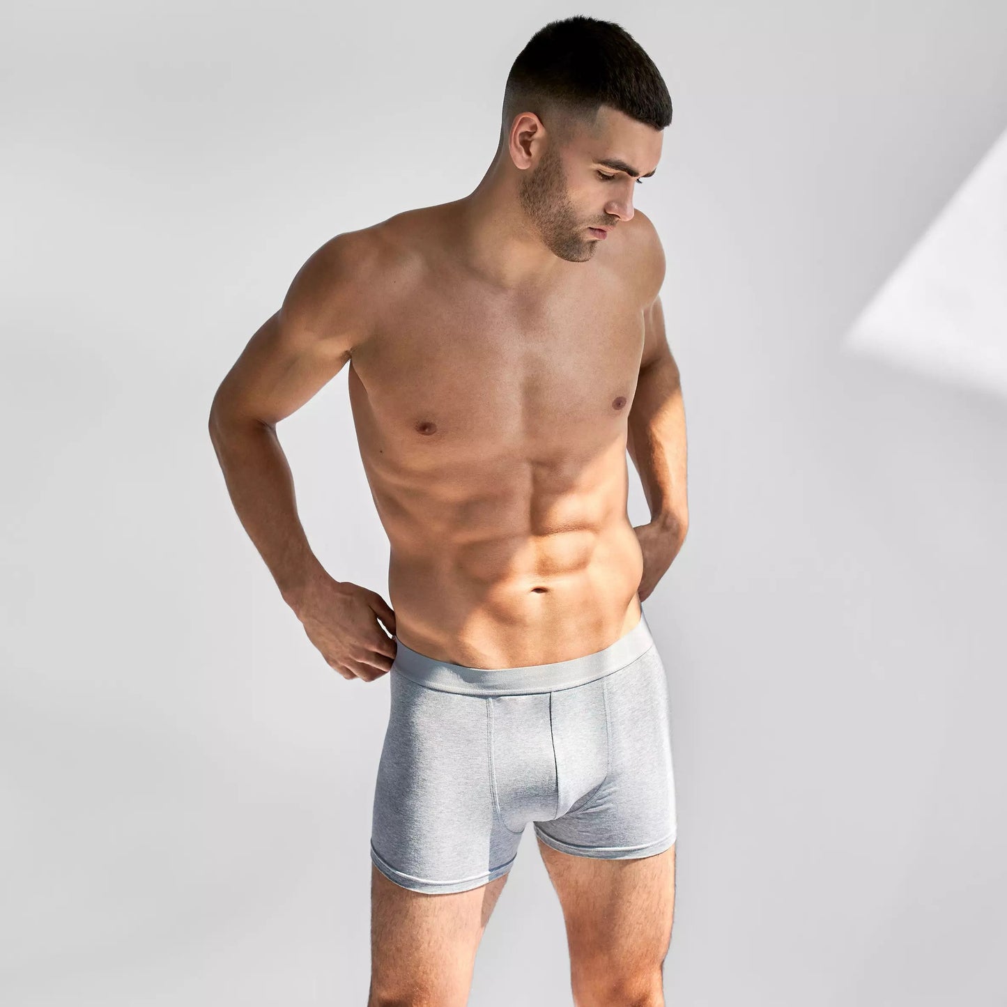 Bread & Boxers - Paquet de 3 Boxer- Gris