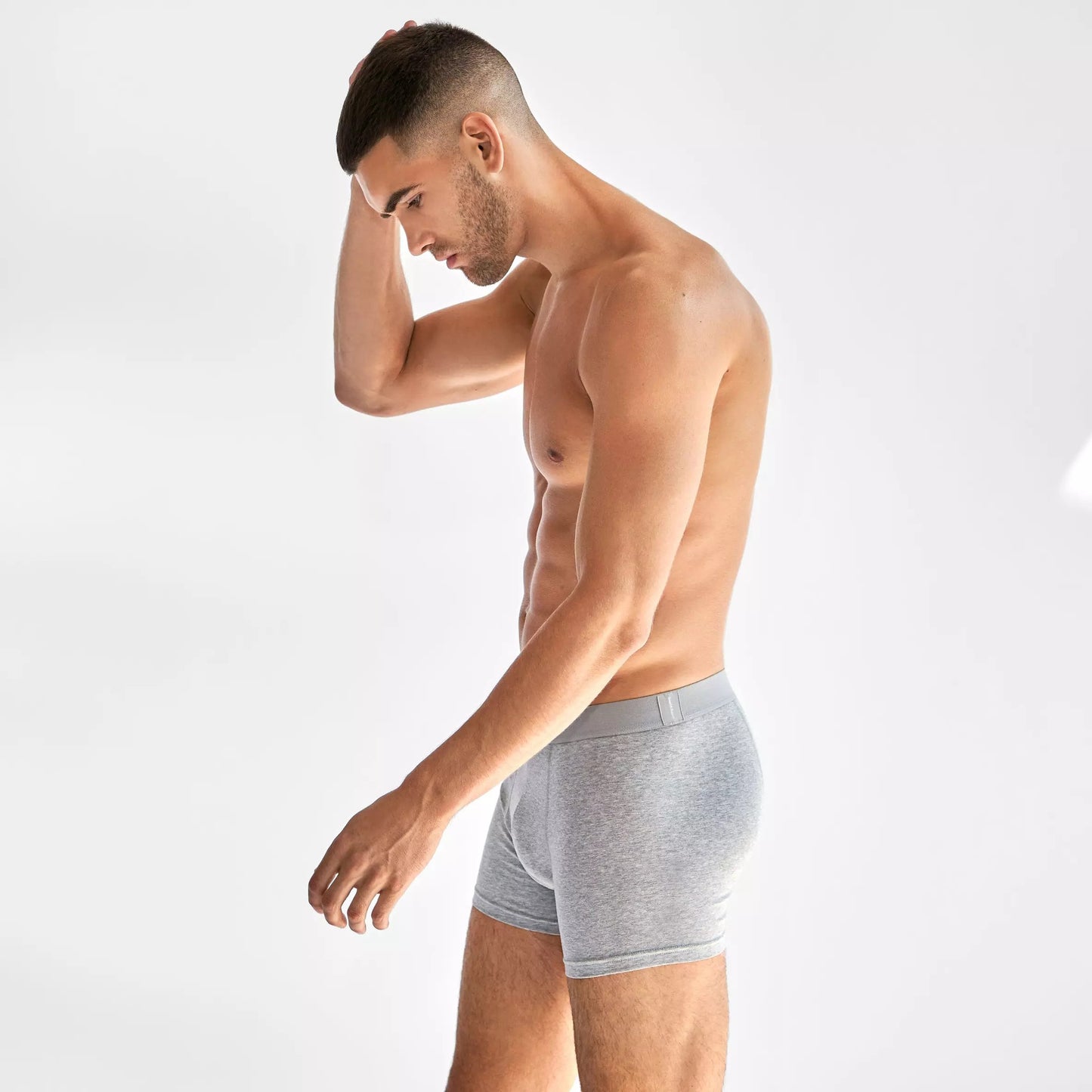 Bread & Boxers - Pack of 3 Boxers - Gray