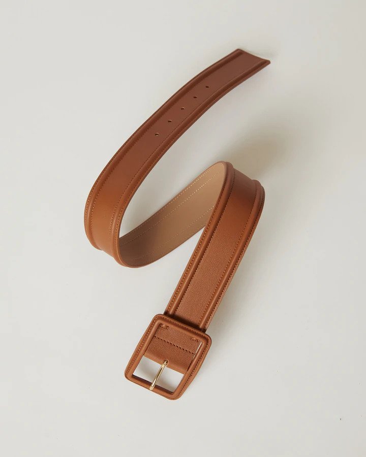 B-low the belt - Ceinture en cuir Kane - couleur Cuoio