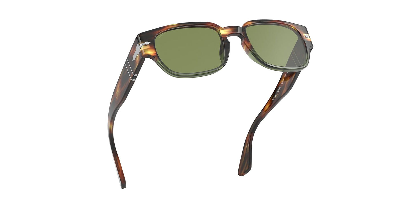 Persol - lunettes de soleil P03245S - Brun Tortue-Transparent Vert / Vert