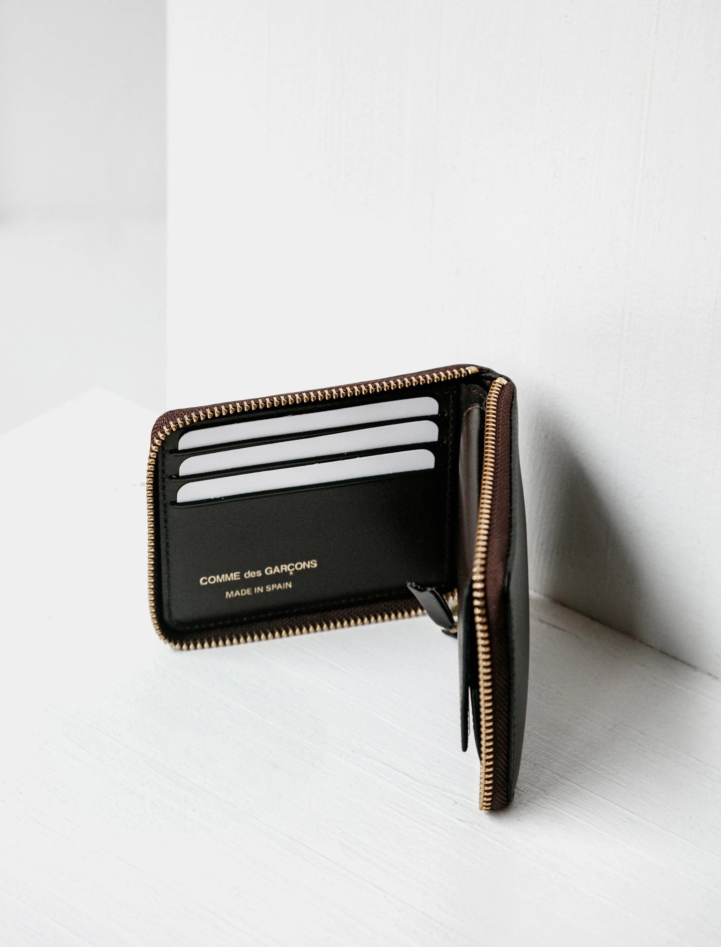 Comme des Garçons -Bifold Card Holder- Brown