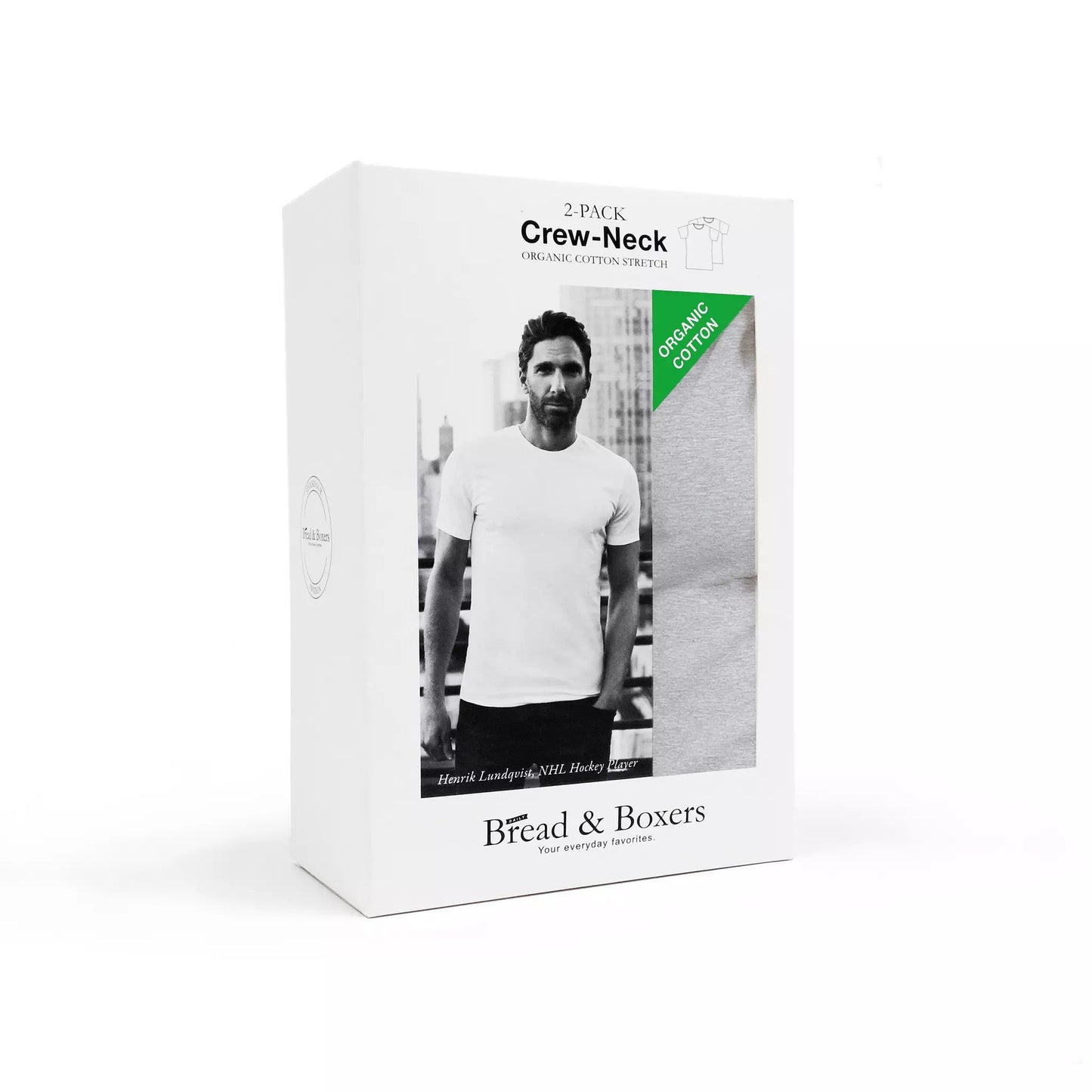 Bread & Boxers - Pack of 2 round necks - Gray