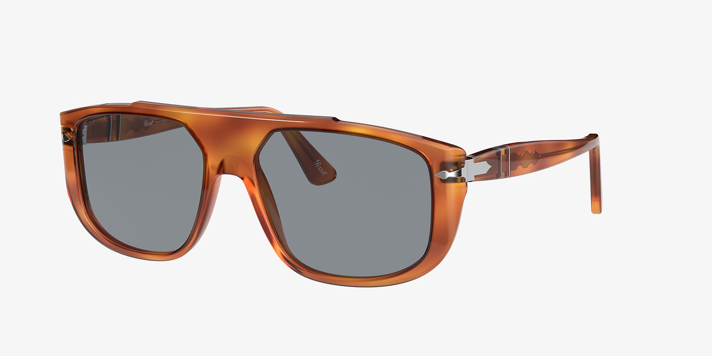 Persol - Lunettes de soleil PO3261S - Terra di Siena/Bleu