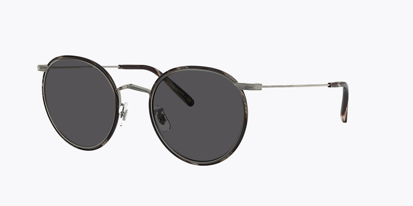 Oliver Peoples Casson  - Pewter Black Horn / Carbon Grey