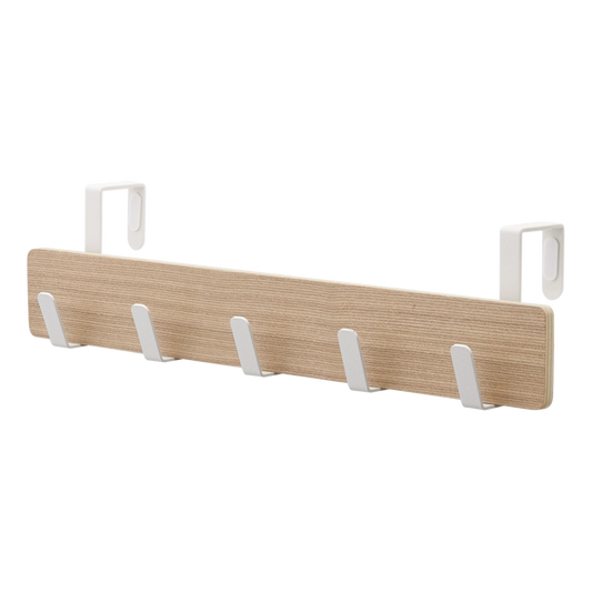 Yamazaki | Support à 5 crochets au-dessus de la porte - Bois