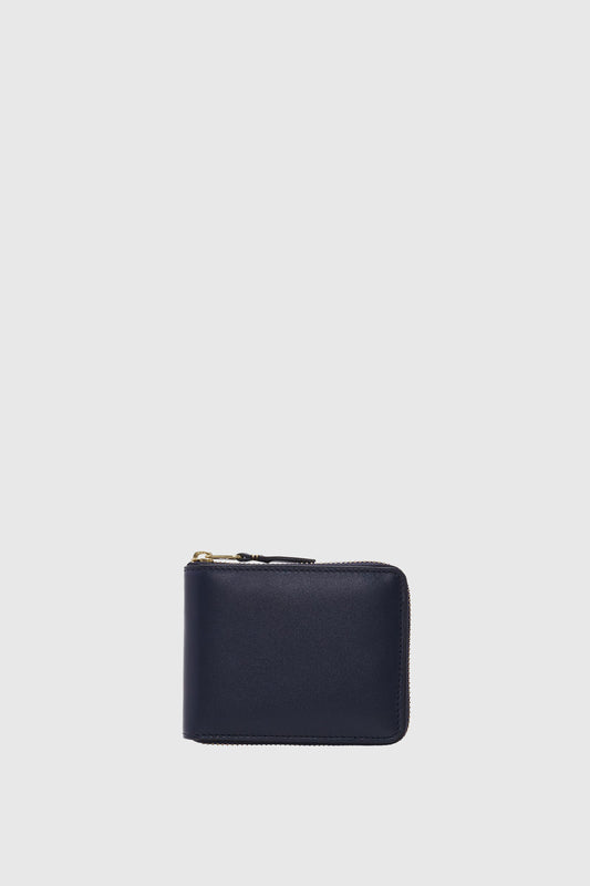 Comme des Garçons - 3-fold zipped wallet - Blue