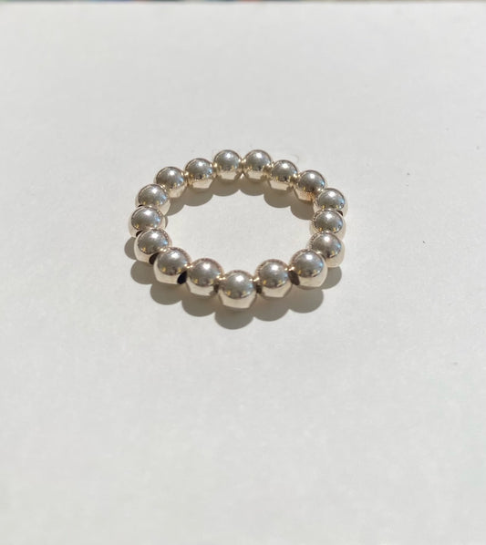 RM KANDY | Bague en perles argentées - Argent 925