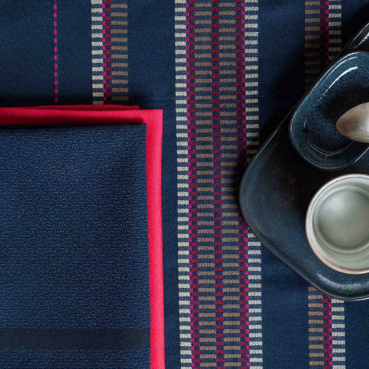 Tissage Moutet | Nappe de table "Joana" - Marine