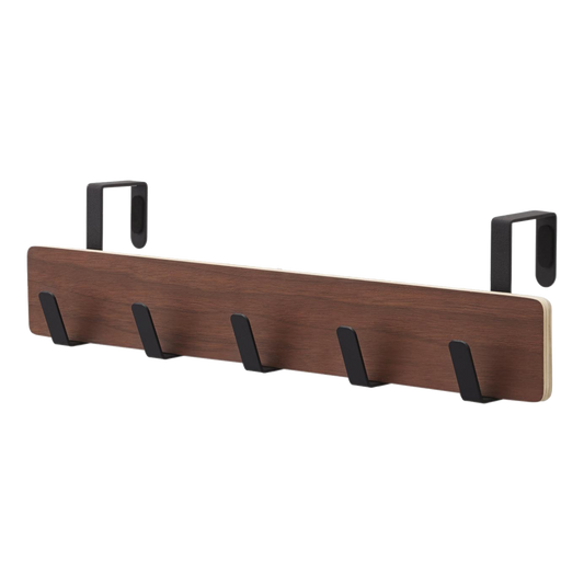 Yamazaki | Support à 5 crochets au-dessus de la porte - Bois