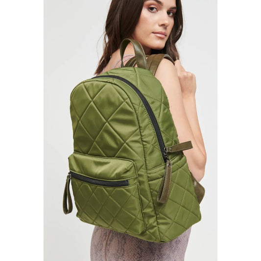 Sol & Selene - "Motivator" medium backpack - Olive