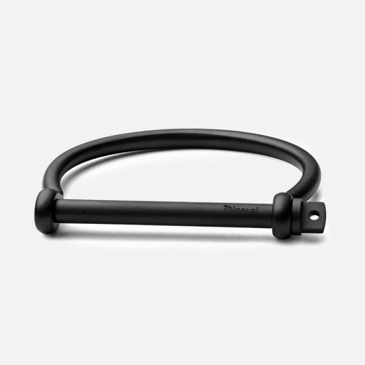 MIANSAI SCREW CUFF, IN BLACK