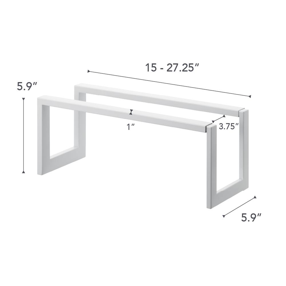Expandable Low Profile Shoe Rack | Steel