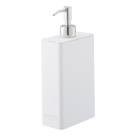 Yamazaki | Distributeur de shampoing - Plastique blanc