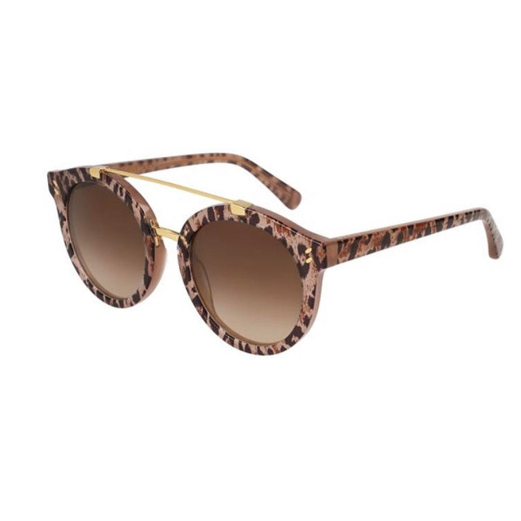 Stella McCartney - Lunettes de soleil rondes - gradient marron