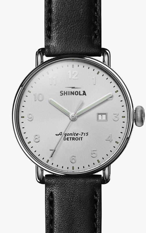 Shinola watch THE CANFIELD 43mm in White