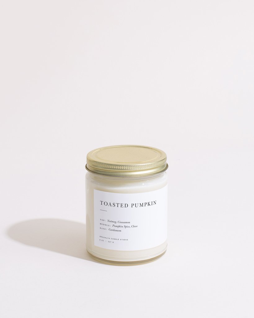 Brooklyn Candle Minimalist "Toasted Pumpkin" Scented Candle