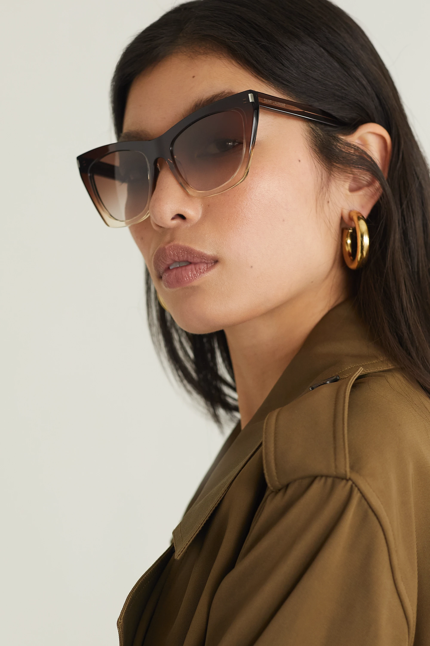 Saint Laurent - Sunglasses - Kate SL 214 - Gradient brown