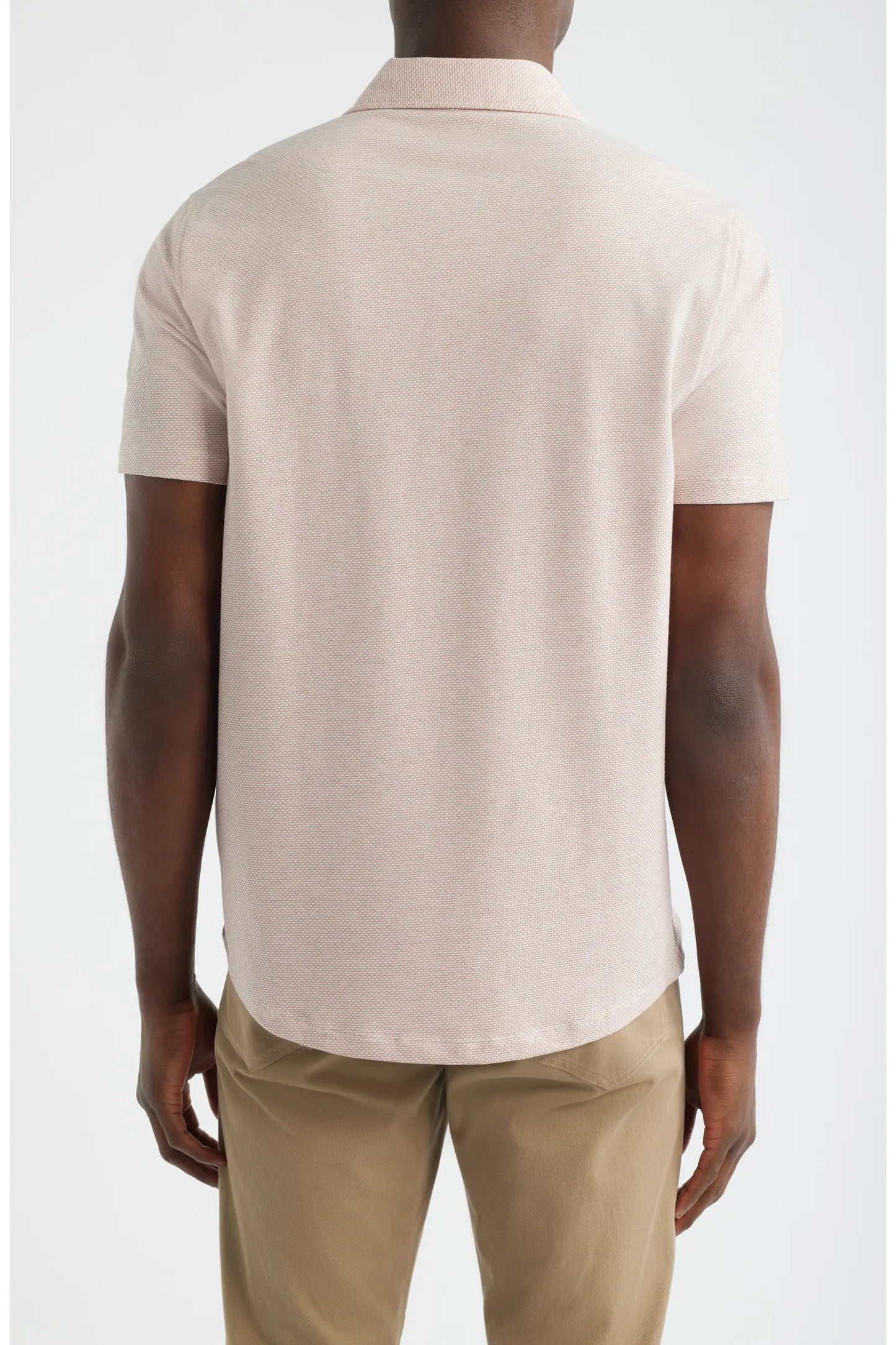 Robert Barakett | Chemise en maille "Keyes" - Corail