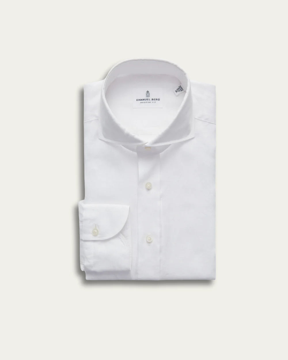 EMANUEL BERG | Chemise ''Harvard'' en lin- Blanc