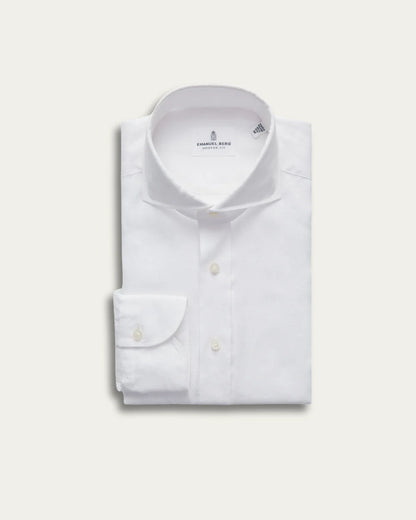 EMANUEL BERG | Chemise ''Harvard'' en lin- Blanc