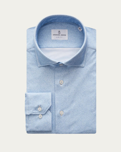 EMANUEL BERG  | Chemise "4FLEX" - Bleu pastel clair