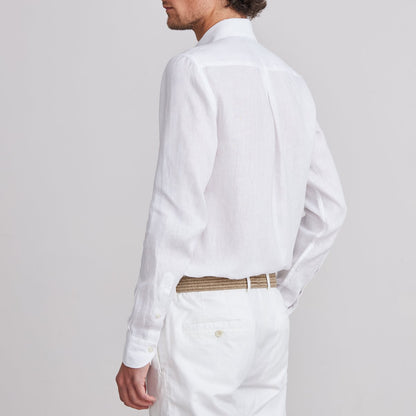 Emanuel Berg | Chemise en lin ''Havard'' - Blanc