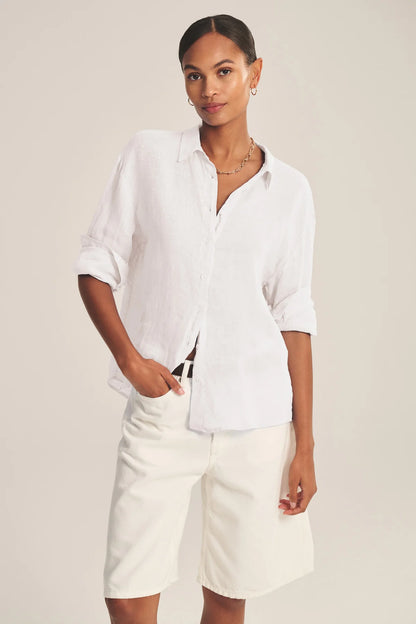 Velvet | La chemise en lin ''Brighton'' - Craie