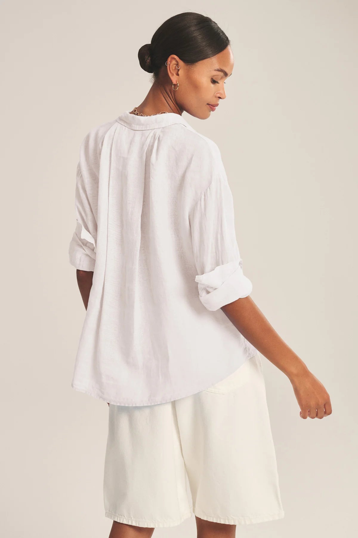 Velvet | La chemise en lin ''Brighton'' - Craie