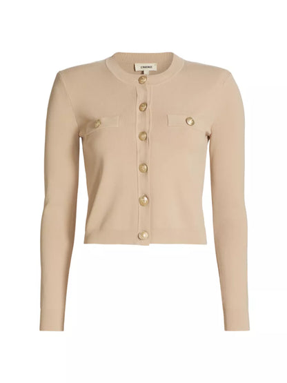 L'AGENCE | Cardigan "TOULOUSE" - Amande