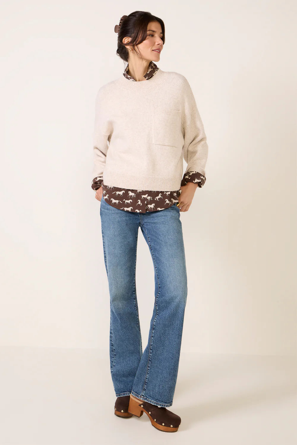 Sanctuary | Pul avec une poche - Beige